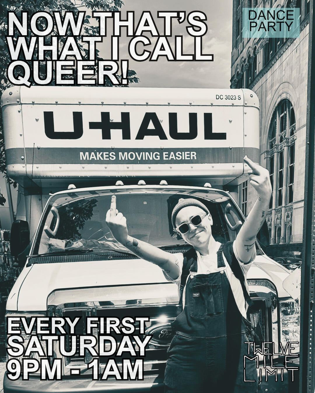 Kendall Burke AKA DJ Warm Advice resident DJ for Now That's What I Call Queer every first Saturday at Twelve Mile Limit New Orleans